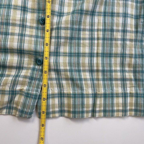 Cabelas Button Up Shirt Womens Large Plaid Green Pink Purple Lot of‎ 3 - Picture 6 of 15